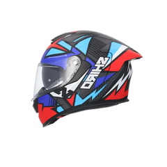 SHIRO RAPTOR PEGASUS Moto Integrali Caschi Opaco Blu Rosso Nero 