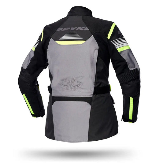SPYKE Equator Dry Techno Lady Jacket Gris/Antra/Yellow - SECURTEX MOTOR S.L (t/a MaximoMoto)
