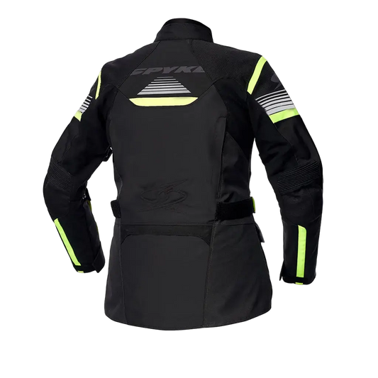 SPYKE Equator Dry Techno Donna Giacca Nero Antracite Giallo 