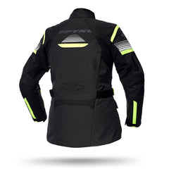 SPYKE Equator Dry Techno Lady Jacket Negro/Antra/Amarillo - SECURTEX MOTOR S.L (t/a MaximoMoto)