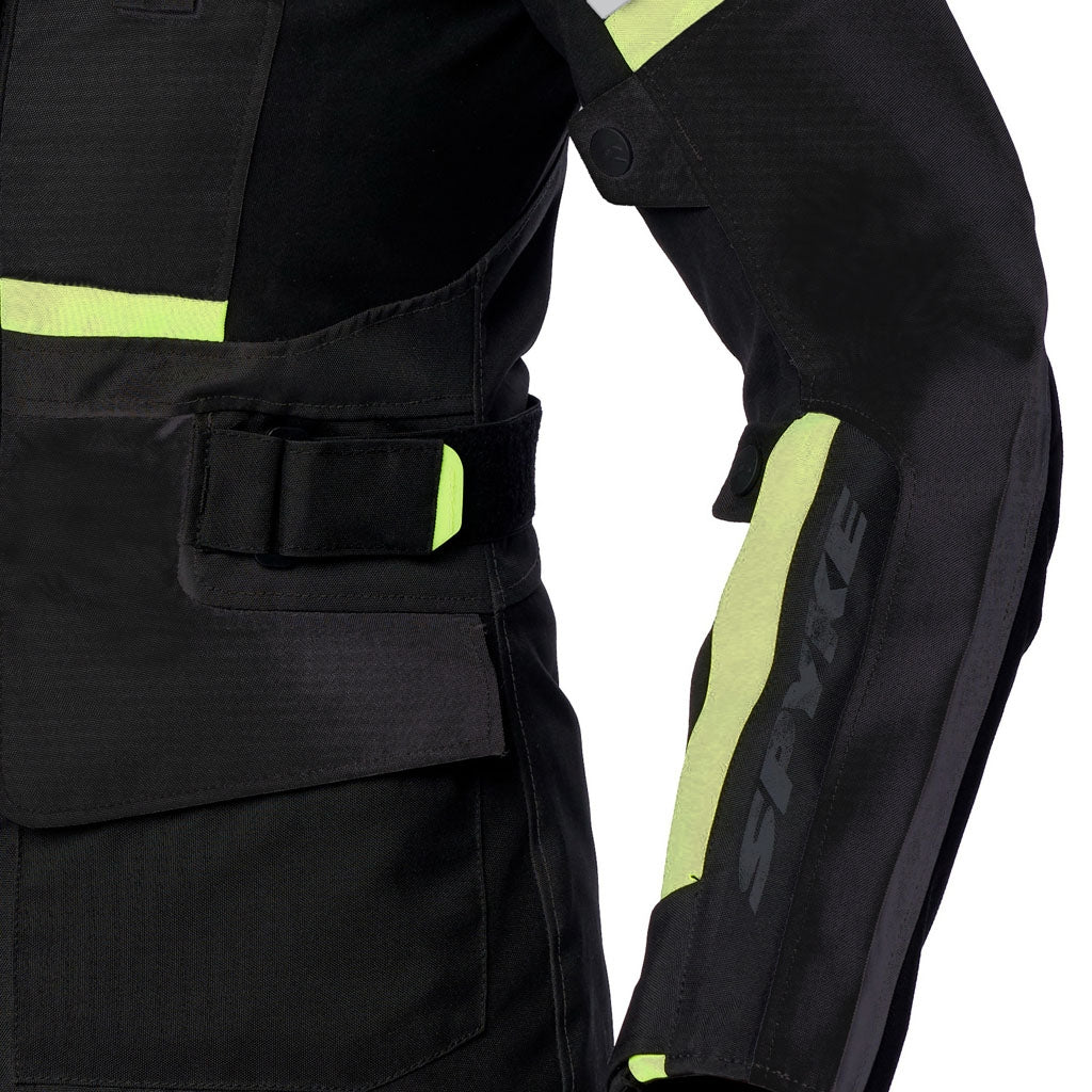 SPYKE Equator Dry Techno Lady Jacket Negro/Antra/Amarillo - SECURTEX MOTOR S.L (t/a MaximoMoto)
