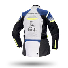 SPYKE Equator Dry Techno Lady Jacket Gris/Azul/Amarillo - SECURTEX MOTOR S.L (t/a MaximoMoto)