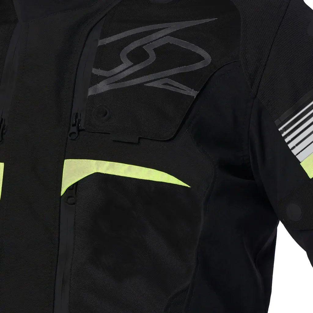 SPYKE Equator Dry Techno Man Jacket  Negro/Antra/Amarillo - SECURTEX MOTOR S.L (t/a MaximoMoto)