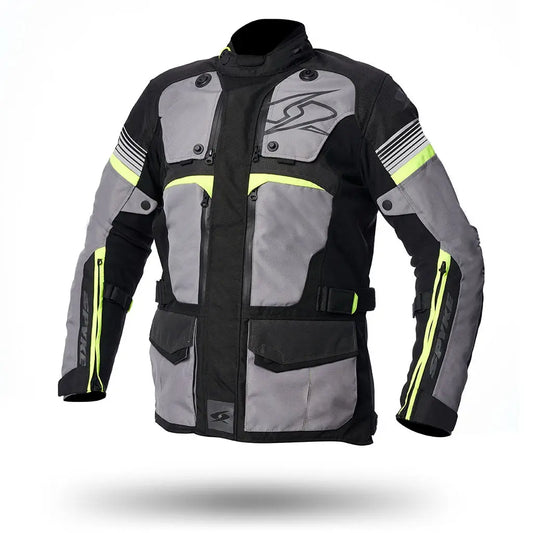 SPYKE Equator Dry Techno Man Jacket  Gris/Antra/Yellow - SECURTEX MOTOR S.L (t/a MaximoMoto)