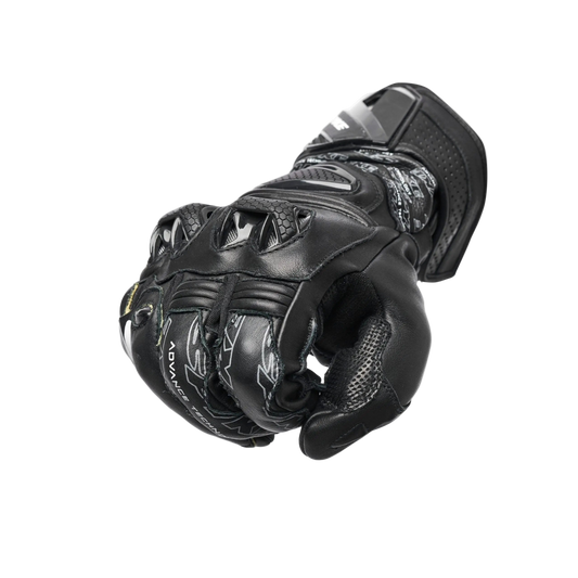 SPYKE Tech Pro Uomo Corse Guanti Nero 