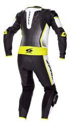 SPYKE - ARAGON RACE 1PC SUIT BLACK/WHITE/FLUO YELLOW - SECURTEX MOTOR S.L (t/a MaximoMoto)