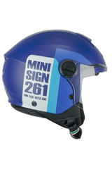 CGM 261X MINI SIGN Moto Aperta Caschi Blu Azzurro opaco 