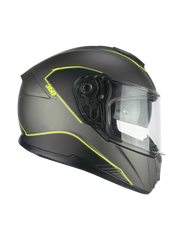CGM - 360G KAD RIDE Moto Integrali Caschi Grafite Giallo fluo opaco 