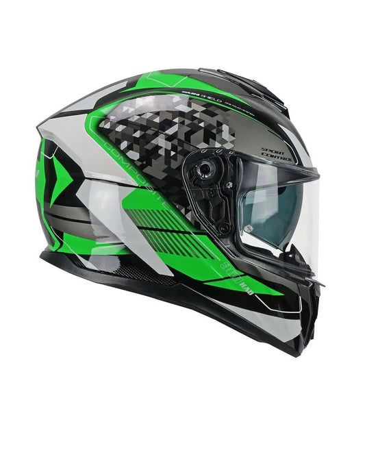 CGM 360S KAD RACE Moto Integrali Caschi Blu Rosso 