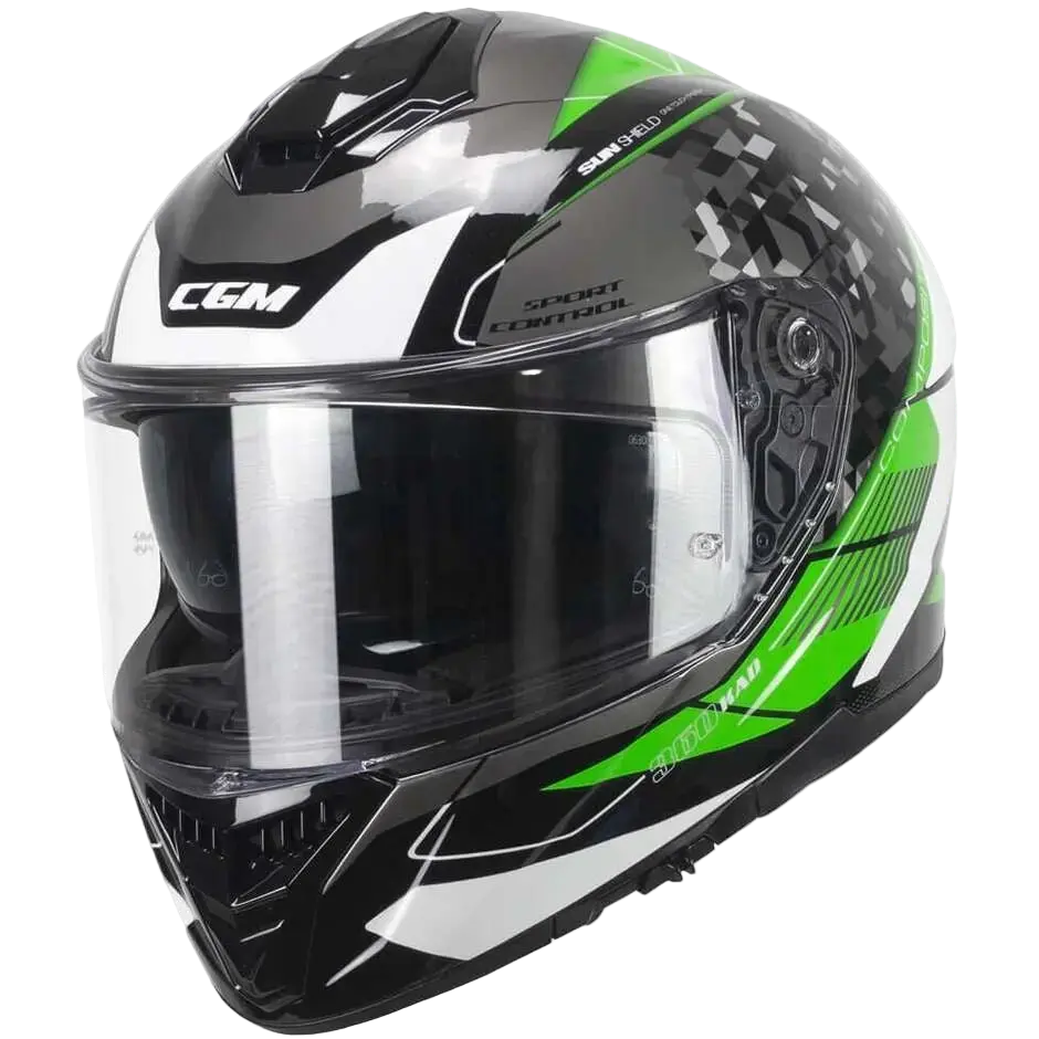 CGM 360S KAD RACE Moto Integrali Caschi Blu Rosso 