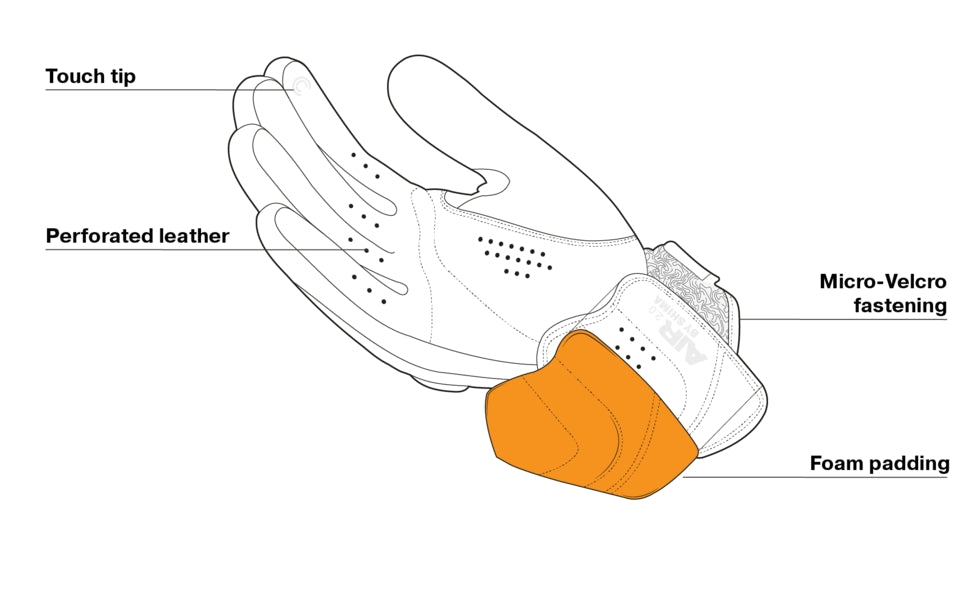 SHIMA AIR 2.0 MEN GUANTES GRY