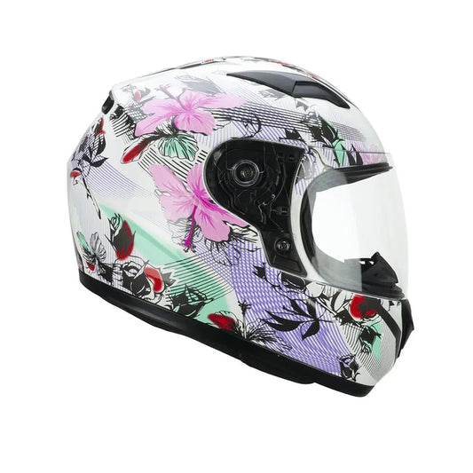 CGM 265S LUCKY MUSIC Moto Integral Casco Blanco Rosa – Yamoto.it