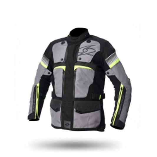 SPYKE Equator Dry Techno Man Jacket  Gris/Antra/Yellow - SECURTEX MOTOR S.L (t/a MaximoMoto)