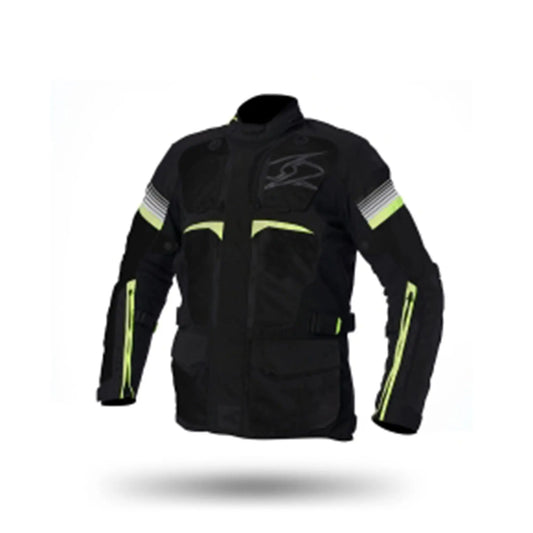 SPYKE Equator Dry Techno Man Jacket  Negro/Antra/Amarillo - SECURTEX MOTOR S.L (t/a MaximoMoto)