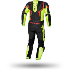 SPYKE - ASSEN RACE 2.0 1PC SUIT BLK/YELLOW FLUO/RED FLUO - SECURTEX MOTOR S.L (t/a MaximoMoto)