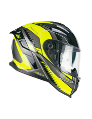 CGM 363G SHOT RACE Moto Integrali Caschi Nero Giallo Fluo 