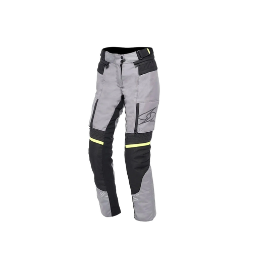 SPYKE Equator Dry Techno Pantaloni Donna Grigio Antracite Giallo 