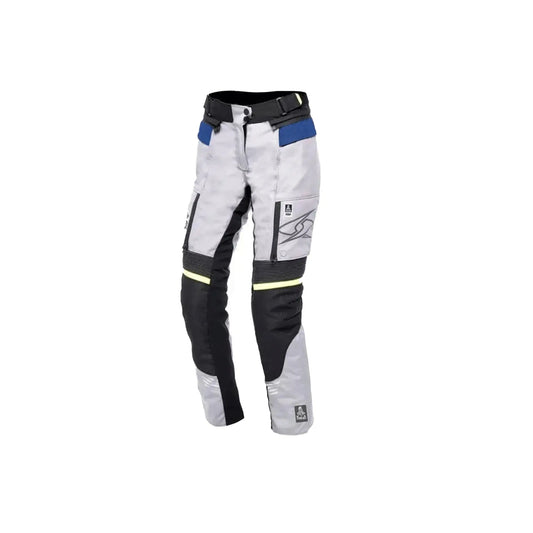 SPYKE Equator Dry Techno Lady Pant  Gris/Azul/Amarillo - SECURTEX MOTOR S.L (t/a MaximoMoto)