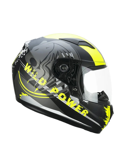 CGM 265G LUCKY WILD INTEGRALI CASCHI BAMBINI Nero Giallo fluo opaco