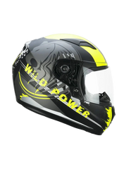 CGM 265G LUCKY WILD INTEGRALI CASCHI BAMBINI Nero Giallo fluo opaco 