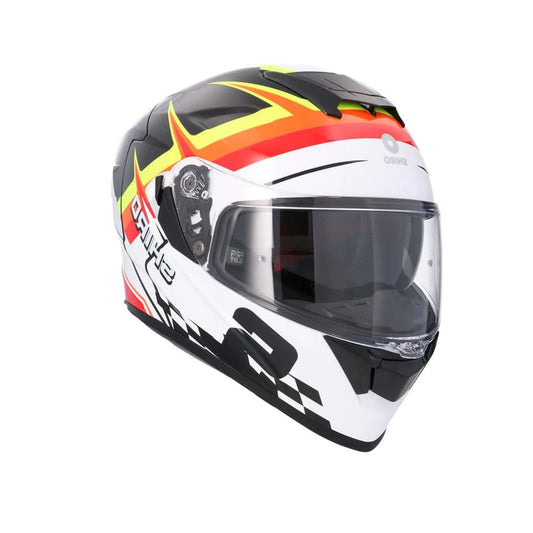 SHIRO RAPTOR PEGASUS MOTO INTEGRALI CASCHI BIANCO NERO GIALLO ROSSO 