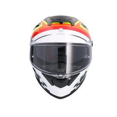 SHIRO RAPTOR PEGASUS MOTO INTEGRALI CASCHI BIANCO NERO GIALLO ROSSO 