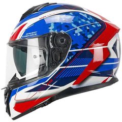 CGM - 360S KAD RACE Moto Integrali Caschi Blu Rosso