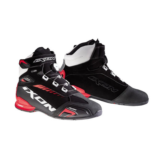 IXON BULL WP Motorcycle Boots Black White Red – Yamoto.it