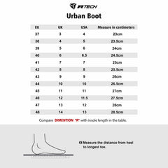 R-TECH - BOTAS PIEL BLINKO BOA NEGRO