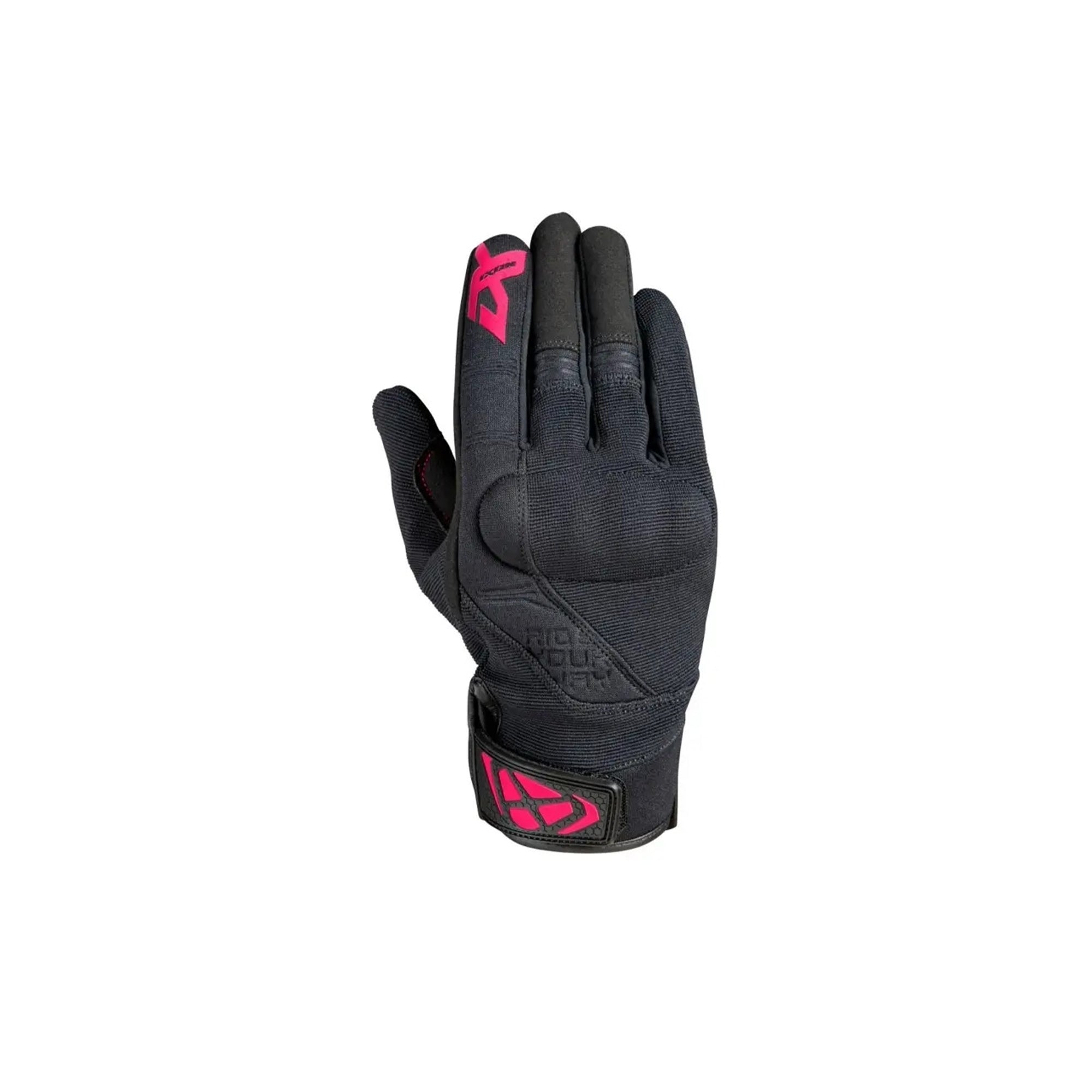 IXON-GUANTES RS DELTA LADY BLACK/FUSHIA - SECURTEX MOTOR S.L (t/a MaximoMoto)