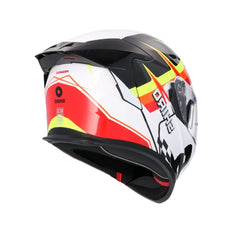 SHIRO RAPTOR PEGASUS MOTO INTEGRALI CASCHI BIANCO NERO GIALLO ROSSO 