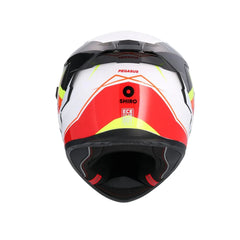 SHIRO RAPTOR PEGASUS MOTO INTEGRALI CASCHI BIANCO NERO GIALLO ROSSO 