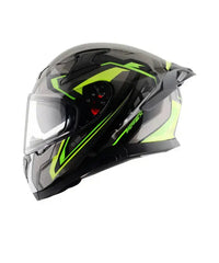 AXOR Helmets APEX ROADTRIP CASCHI INTEGRALE NERO OPACO GIALLO FLUO 