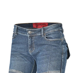 Bela Rosekin Jeans Moto per Donna - Blu 