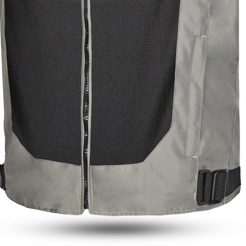 R-TECH SPIRAL MESH GIACCA MOTO GRIGIO/ARANCIO 