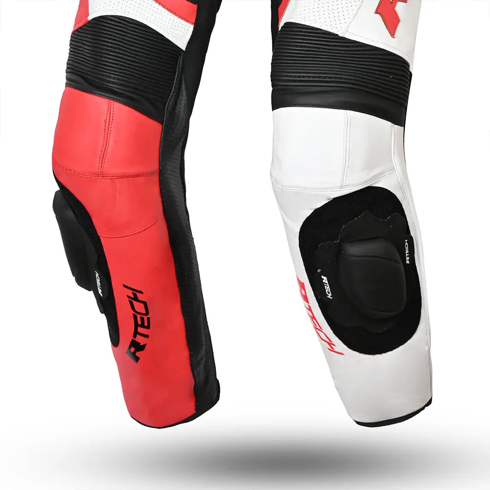 R-Tech Hawk 1 Pc Nero\Bianca\rosso knees