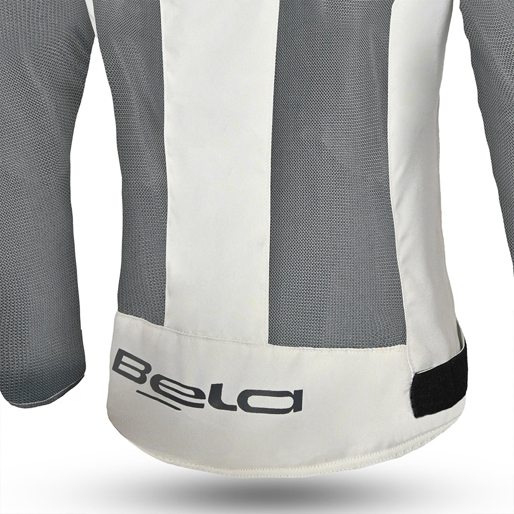 Bela MESH PRO GIACCA MOTO IN TESSUTO TRAFORATO ESTIVA DONNA GHIACCIO/GRIGIO 
