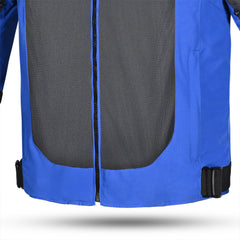 R-TECH SPIRAL MESH GIACCA MOTO UOMO BLU/GRIGIO/ROSSO 