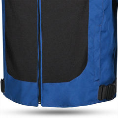 R-TECH SPIRAL MESH CHAQUETA DE MOTO DE HOMBRE TEXTIL  AZUL NEGRO ROJO 