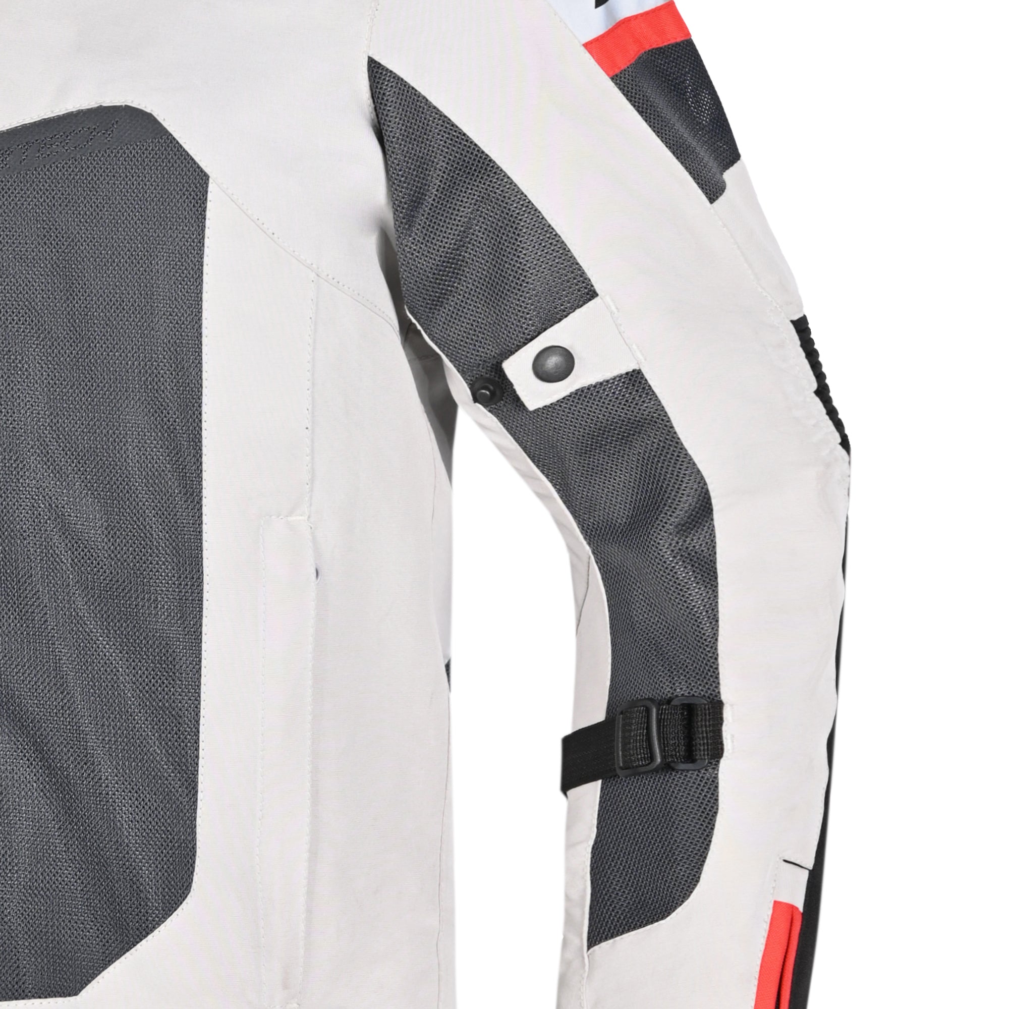 R-TECH SPIRAL MESH GIACCA MOTO ESTIVA IN TESSUTO  BIANCO/NERO/ROSSO 