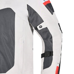 R-TECH SPIRAL MESH GIACCA MOTO ESTIVA IN TESSUTO  BIANCO/NERO/ROSSO 