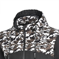 Bela Camo Rush Hoodie Negro/Oliva Verde 