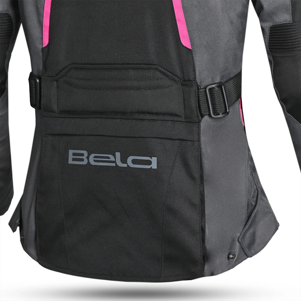 BELA HURRICANE GIACCA DONNA NERO FUCSIA NERO 3 IN 1 