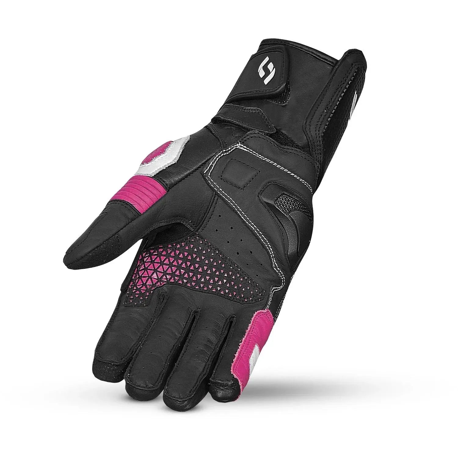 SHUA RANGER PRO guanti da donna nero bianco fucsia 