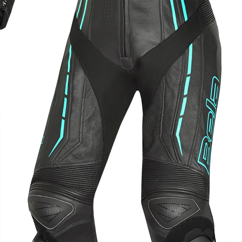 Bela Rocket Nero blu 1PC Tute in Pelle Di Canguro Mix Donna legs