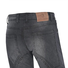 Jeans Rocker da 30 con cucitura interna in denim nero 