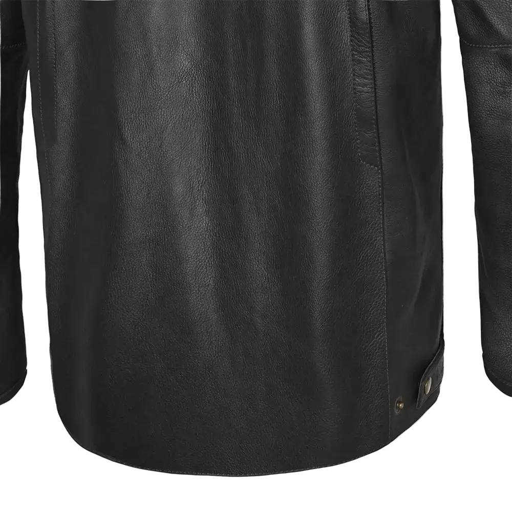 Giacca pelle BELA Stark 4 stagioni Nero/Gris 