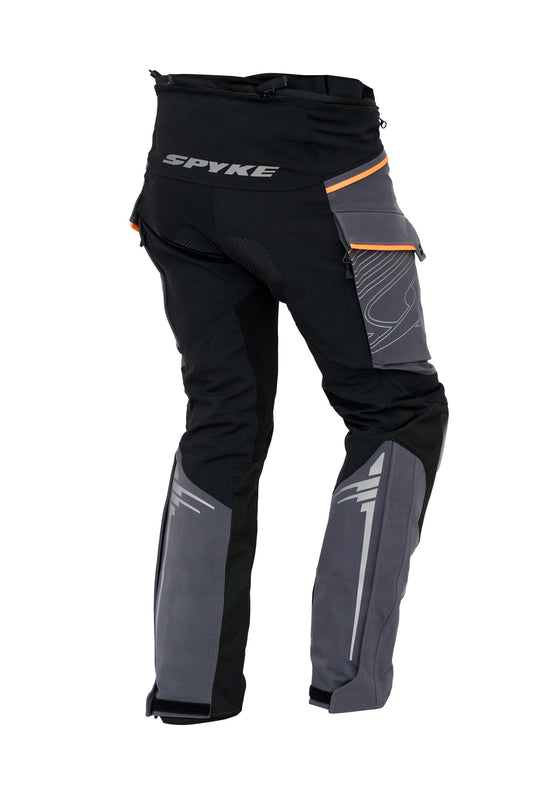 SPYKE - ARTICA DRY TECNO PANTS BLACK/ORANGE/GREY - SECURTEX MOTOR S.L (t/a MaximoMoto)
