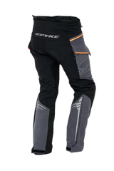 SPYKE ARTICA DRY TECNO Moto Uomo Pantaloni Nero Arancione Grigio 