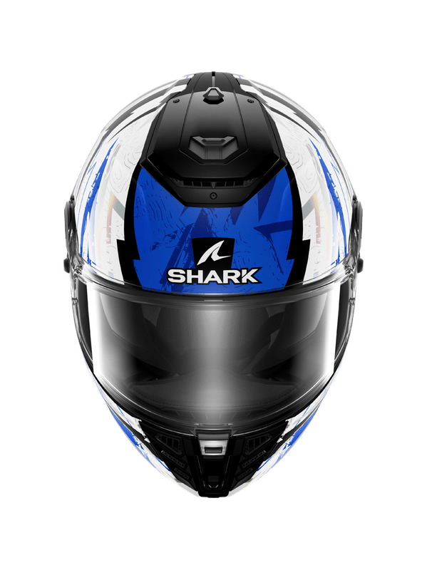 SHARK SPARTAN RS HIBOLT Moto Integrali Caschi Nero Blu Cromo 